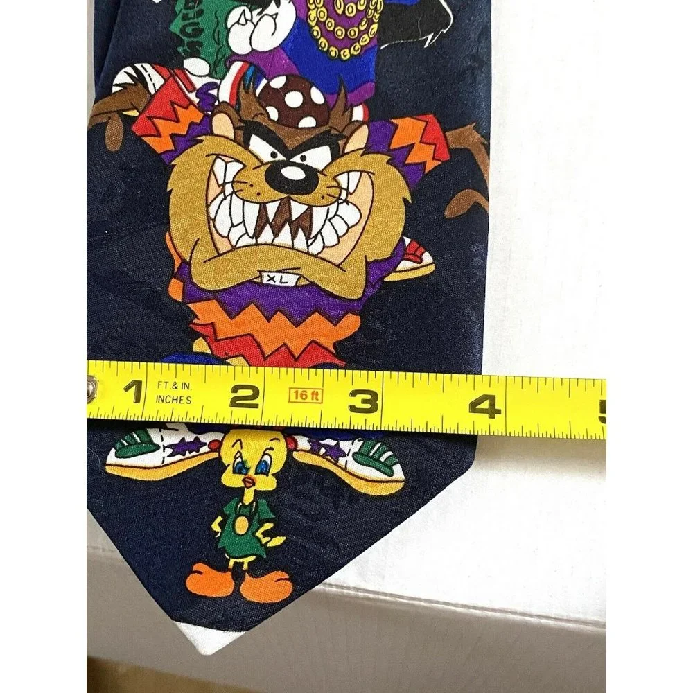 Original Vintage 1993 LOONEY TUNES POSSE Mania Necktie‎